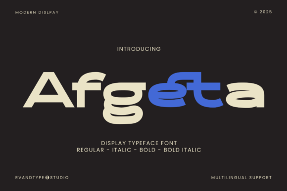 Afgeta: A Modern Font for Business