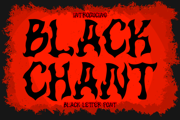 Black Chant Font for Creative Projects