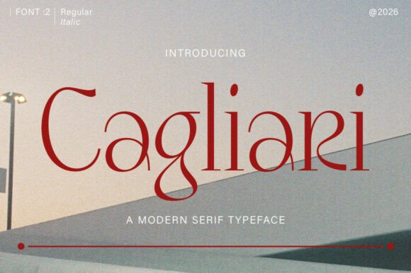 Cagliari: A Modern Serif Font