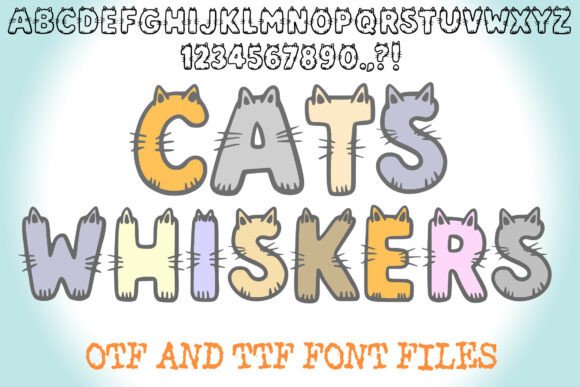 Cats Whiskers Font for Web Design