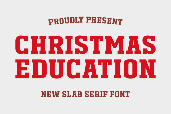 Christmas Education Font Review