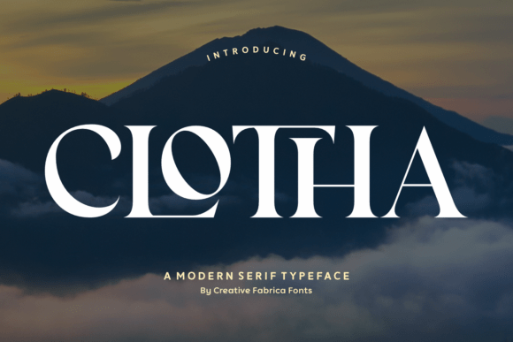 Clotha: A Modern Serif Font for Elegant Design