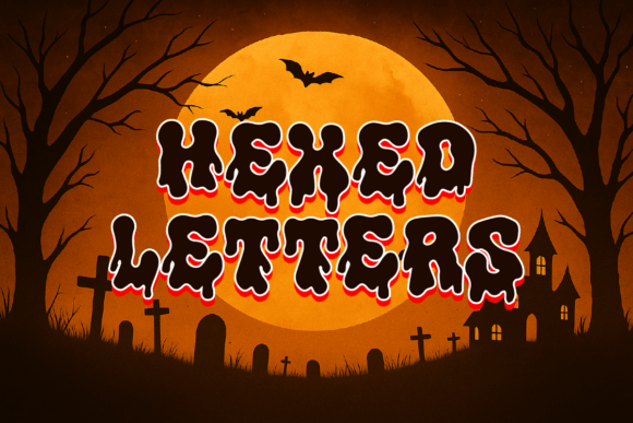 Hexed Letters: A Bold Font for Creative Projects