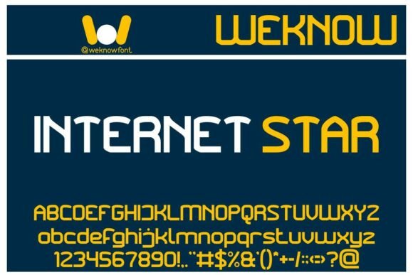 Internet Star Font: A Modern Typeface for Digital Marketing Success