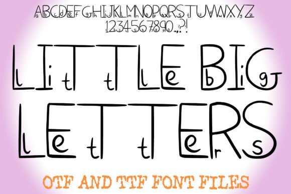 Little Big Letters Font for Bold Design