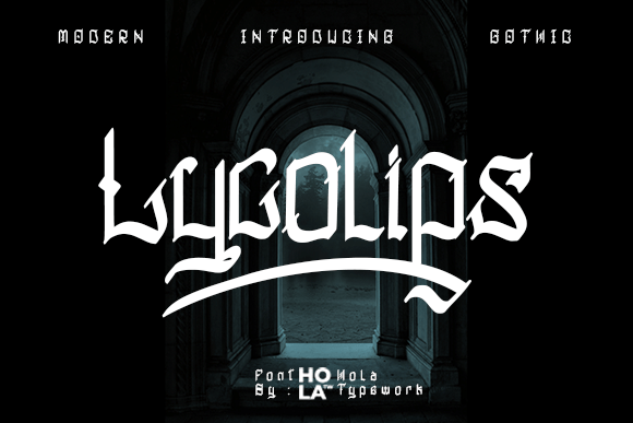 Lycolips: A Gothic Typeface for Editorial Design