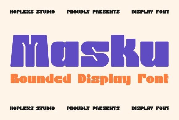 Masku: A Bold Display Font for Impactful Campaigns