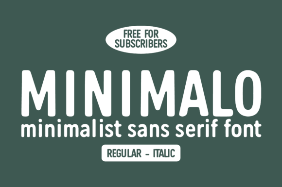 Minimalo: A Modern Typeface for Elegant Design