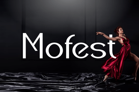 Mofest: A Modern Sans Serif Font