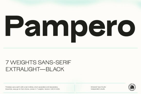 Pampero: A Timeless Sans Serif Font