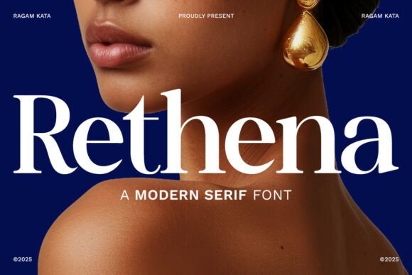 Rethena Font: A Bold Serif for Elegant Design