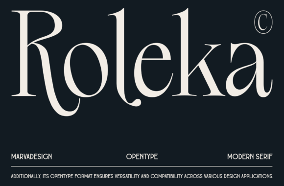 Roleka: A Premium Serif Font for Impactful Design