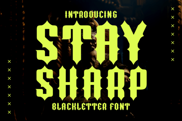 Stay Sharp: A Bold Font for Creative Projects