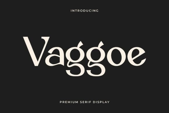 Vaggoe: A Bold Serif Font for Impactful Design