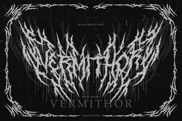 Vermithor: A Death Metal Font for Bold Design