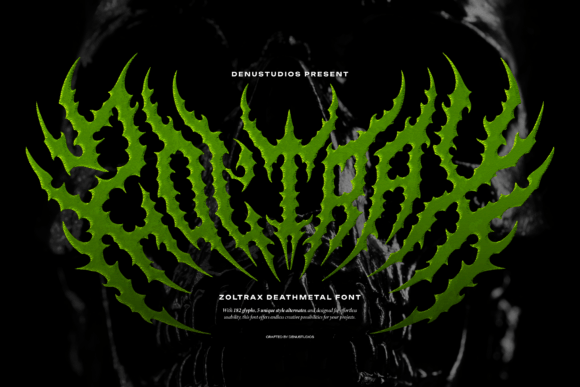 Zoltrax: A Bold Blackletter Font for Editorial Design